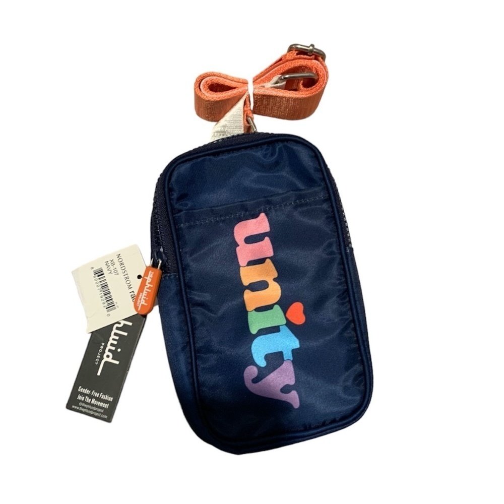 The Phluid Project Unity Crossbody Bag in Navy NWT